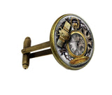 Cabochon Steampunk Cufflink
