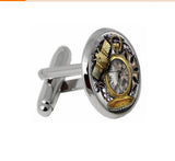 Cabochon Steampunk Cufflink
