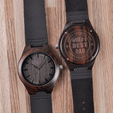 "World's Best Dad" Engraved Watch